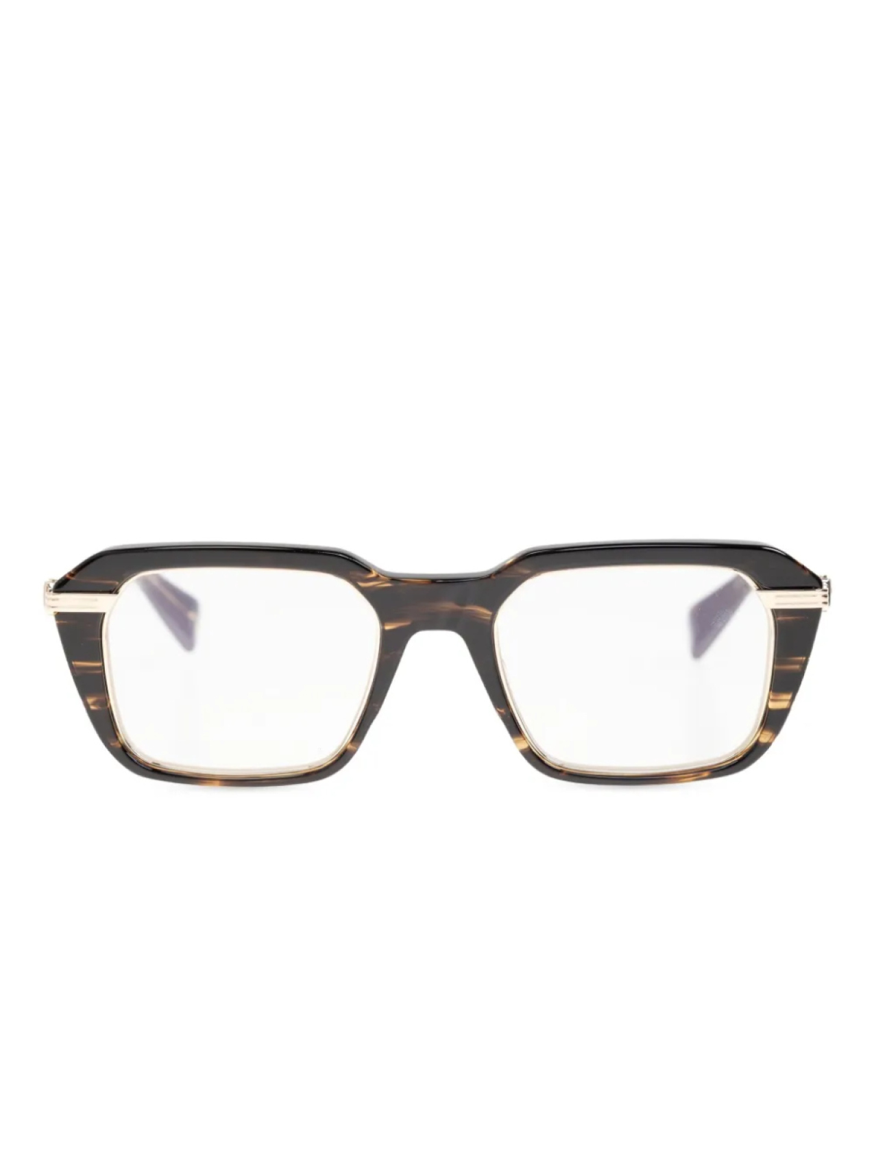

Очки в квадратной оправе Balmain Eyewear, коричневый