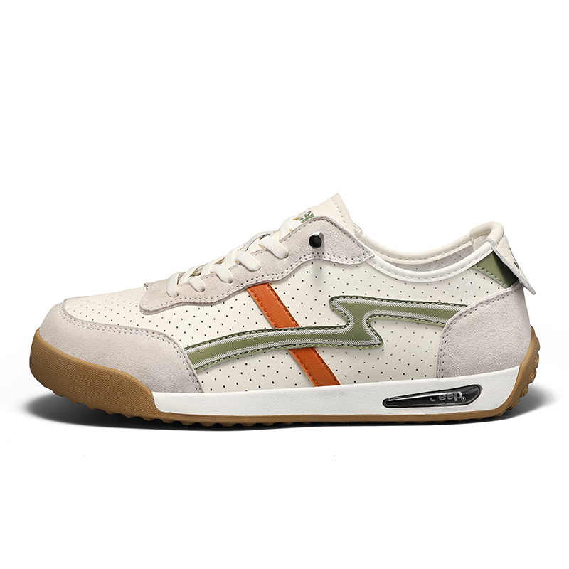 

Мужские повседневные кроссовки Abrasion Resistant, Balanced, Lightweight и Breathable Jeep, бежевый зеленый