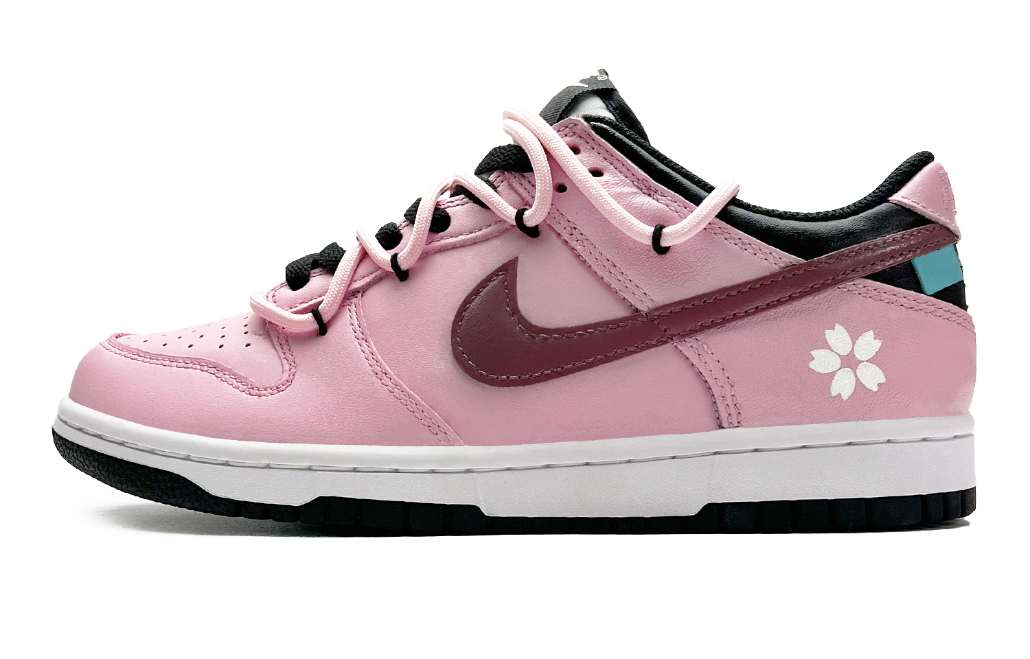 

Nike Детские кроссовки для скейтбординга Dunk с антискользящим износостойким верхом, розовые, для подростков