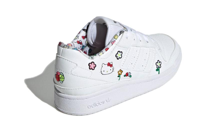 Adidas Hello Kitty X Forum Low C 'Цветочный' Adidas Originals, Белый — фото 4