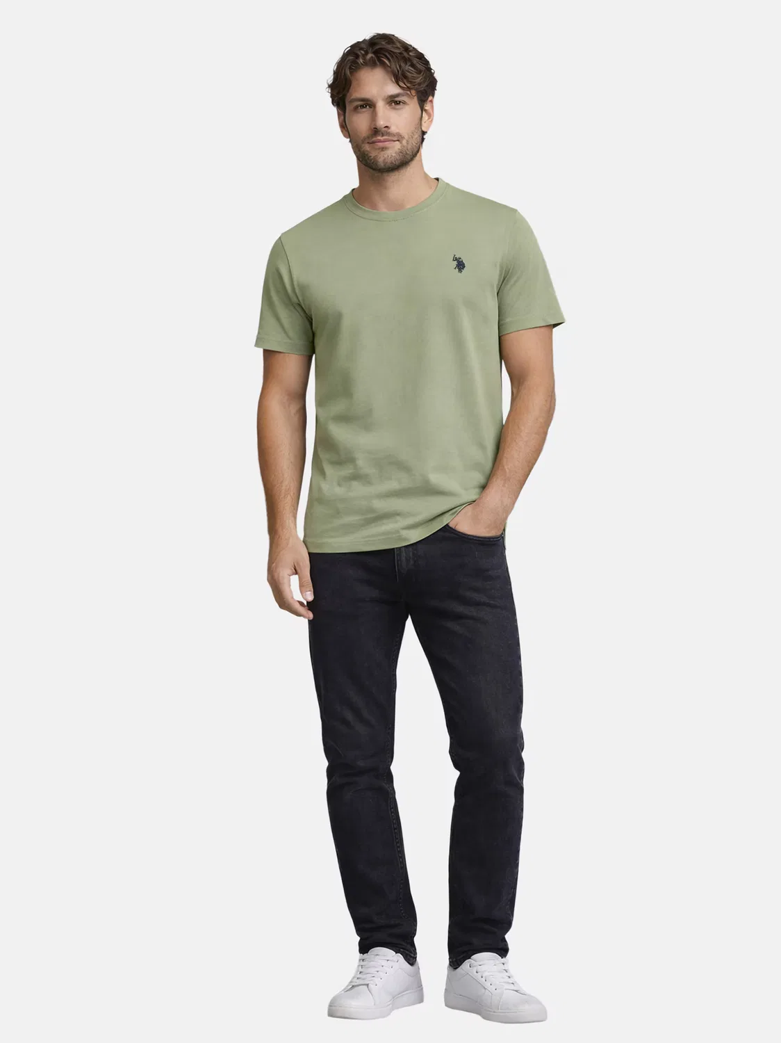 Футболка U.S. Polo Assn., Olive — фото 4