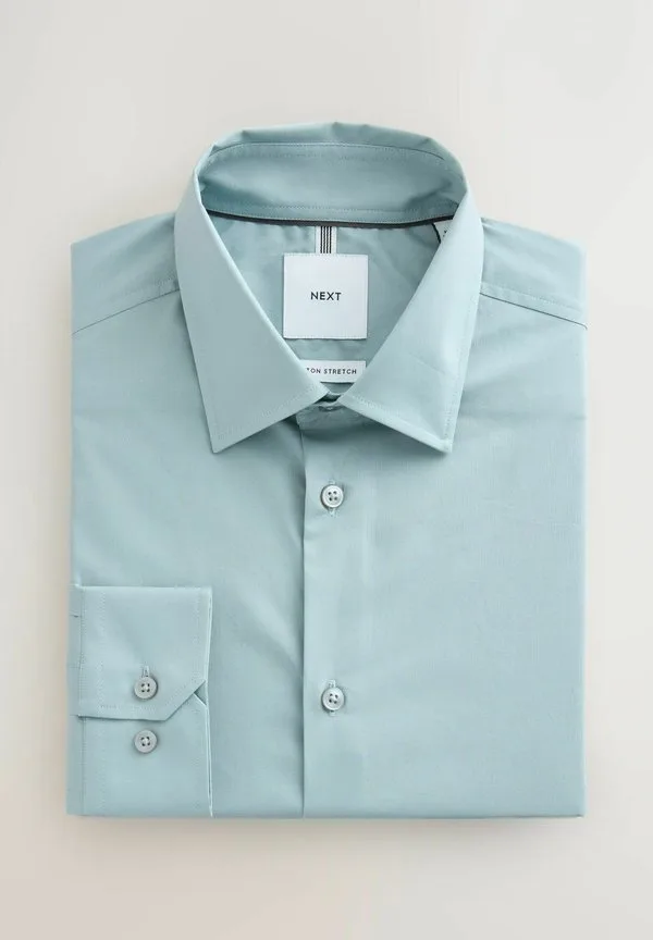Классическая рубашка Next, Seafoam Green — фото 4
