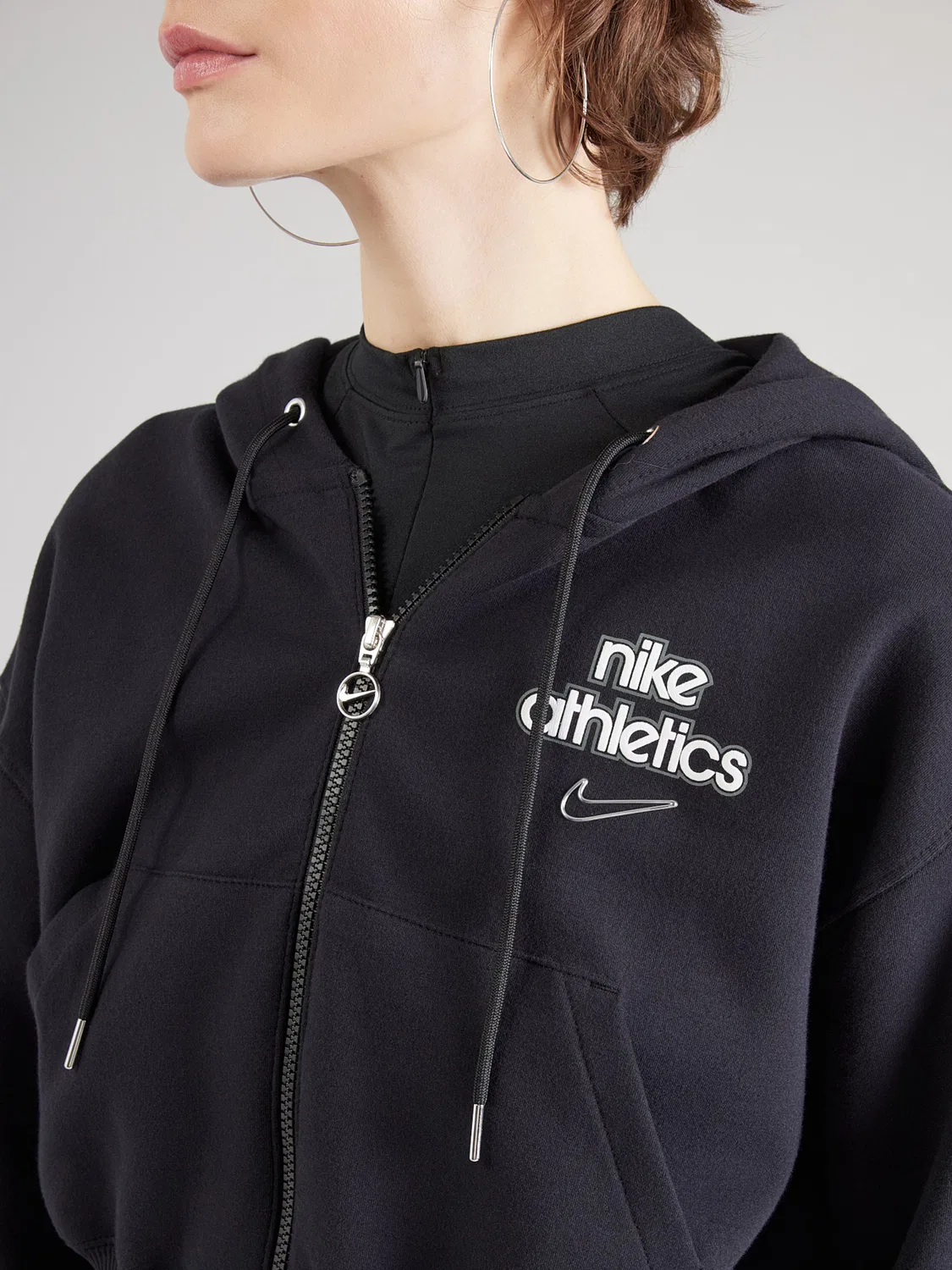 Толстовка на молнии 'PHNX FLC' Nike Sportswear, Black — фото 2