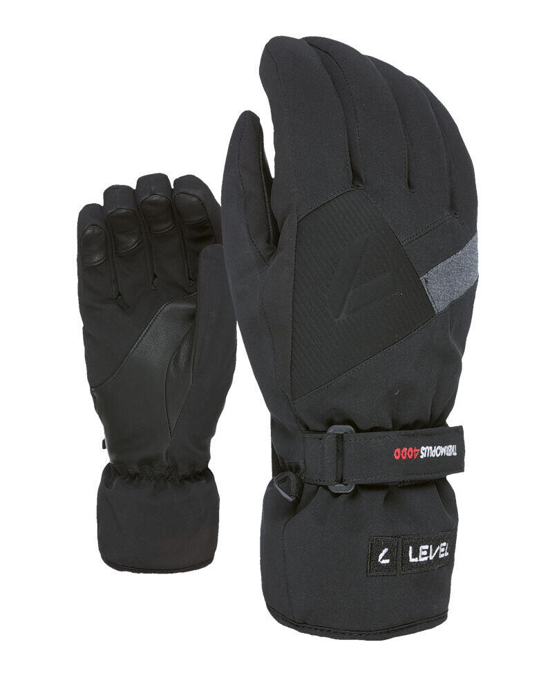 

Мужские горнолыжные перчатки Level Elite, черные