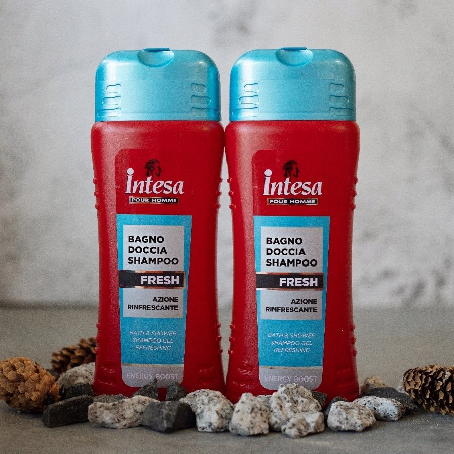 Intesa Men set 2x Гель для душа 2в1 FRESH 500 мл — фото 2