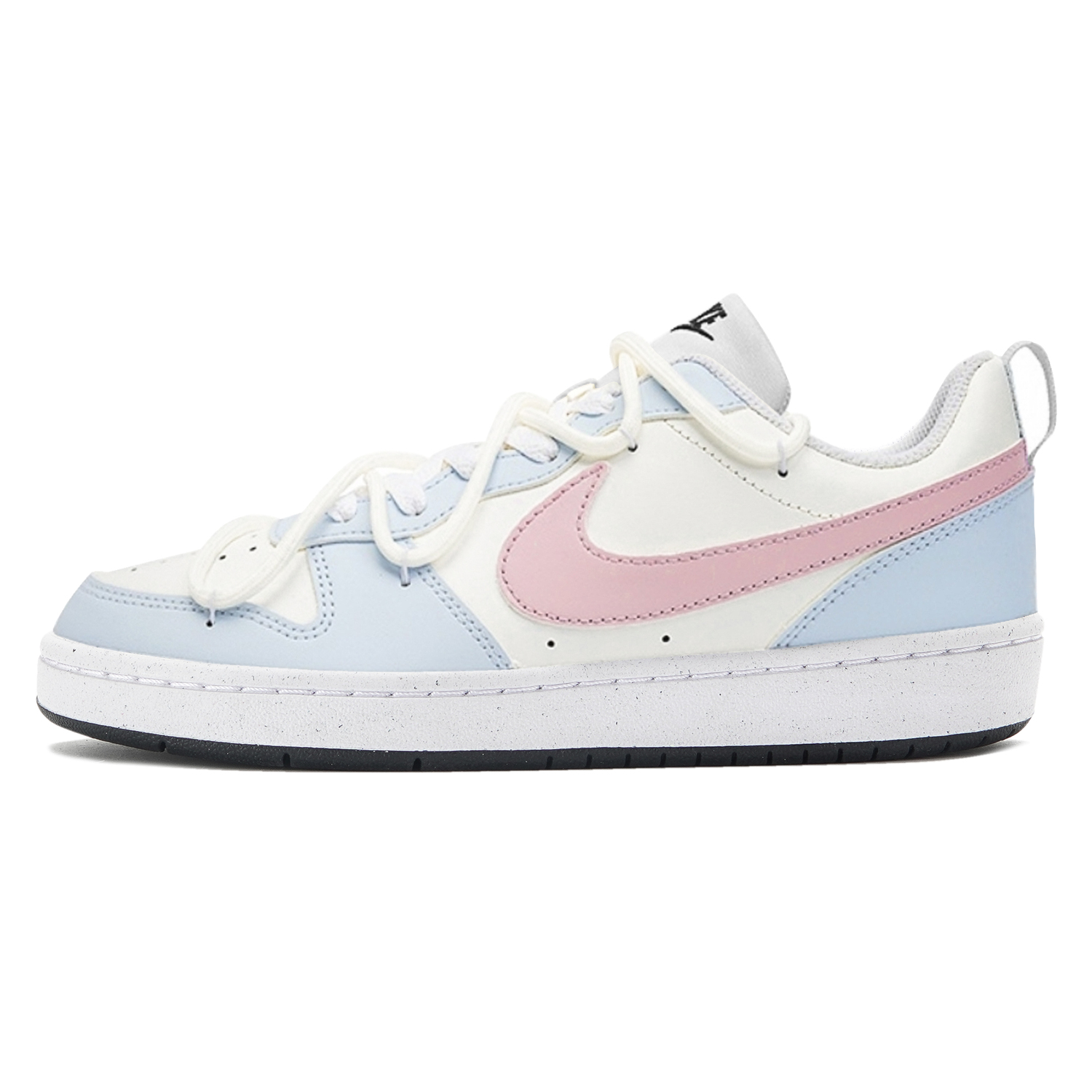 

Nike Court Borough устойчивые к истиранию низкие детские скейтбординг кроссовки Light Blue для подростков