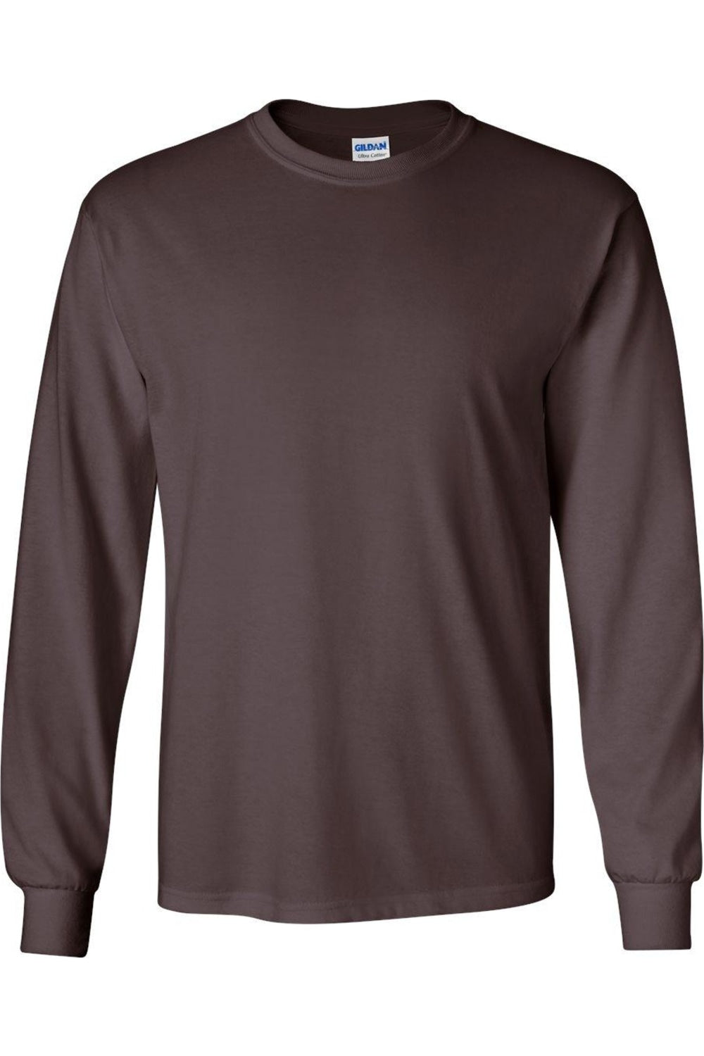 

Футболка с длинным рукавом Gildan Ultra Cotton, цвет dark chocolate
