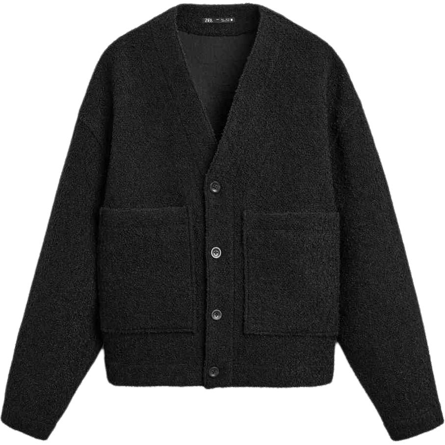 

Свитер мужской черный ZARA