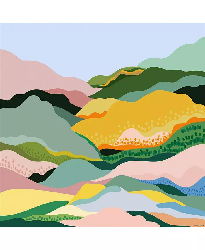 

Шелковый шарф Spring Jessie Zhao New York, мультиколор