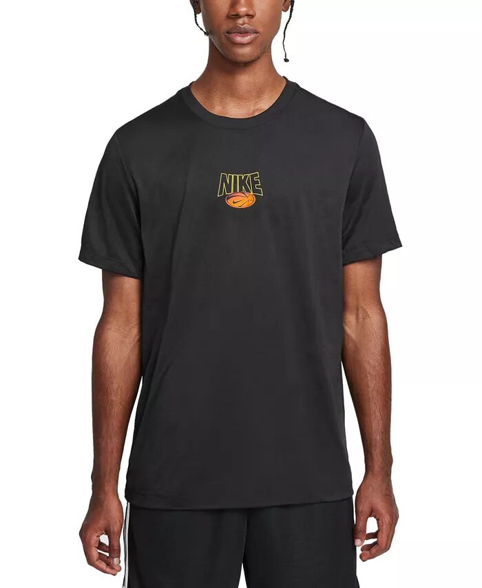 

Мужская баскетбольная футболка Dri-FIT Nike, черный
