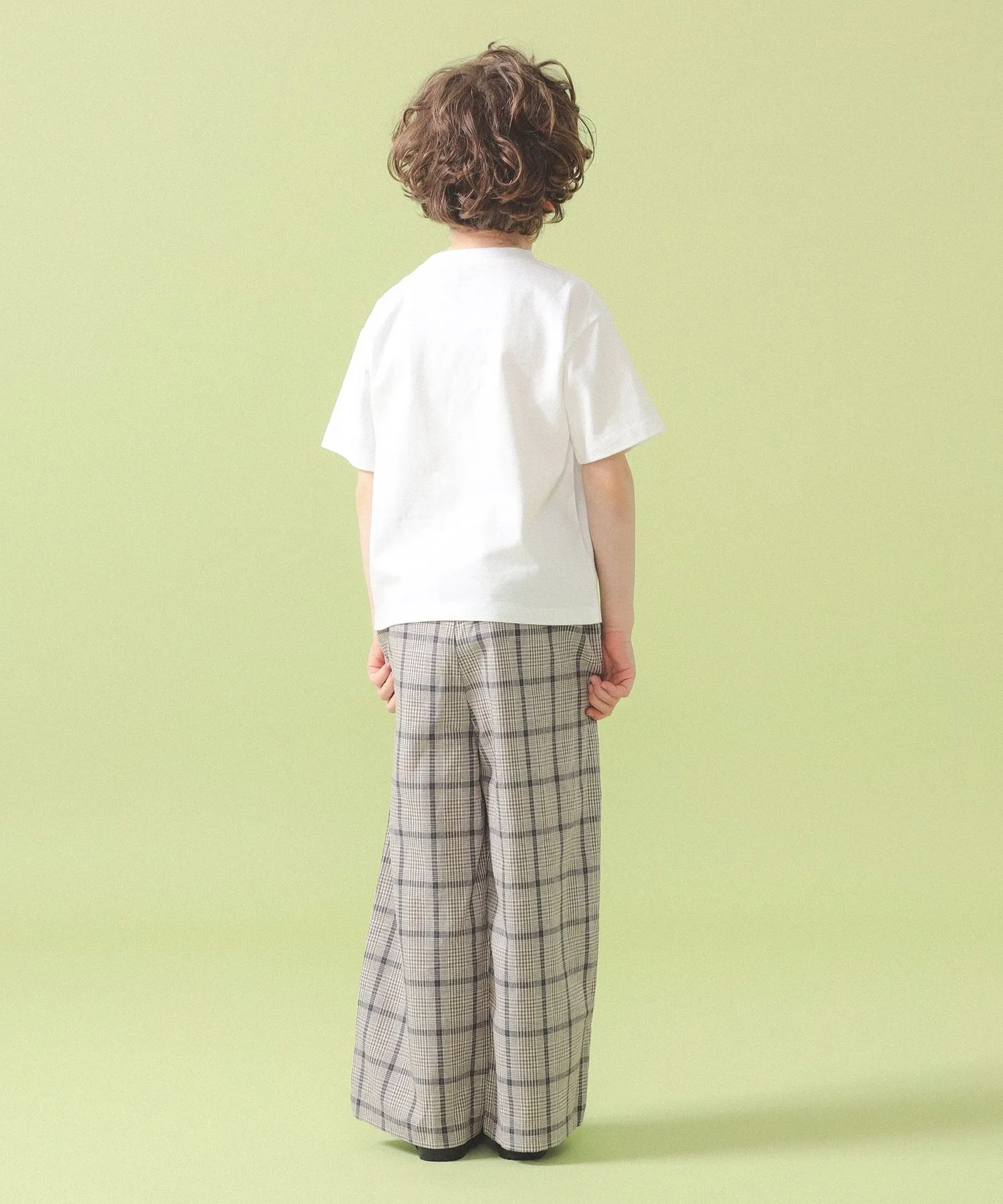 Футболка детская с b-лого Beams Kids off-white — фото 4
