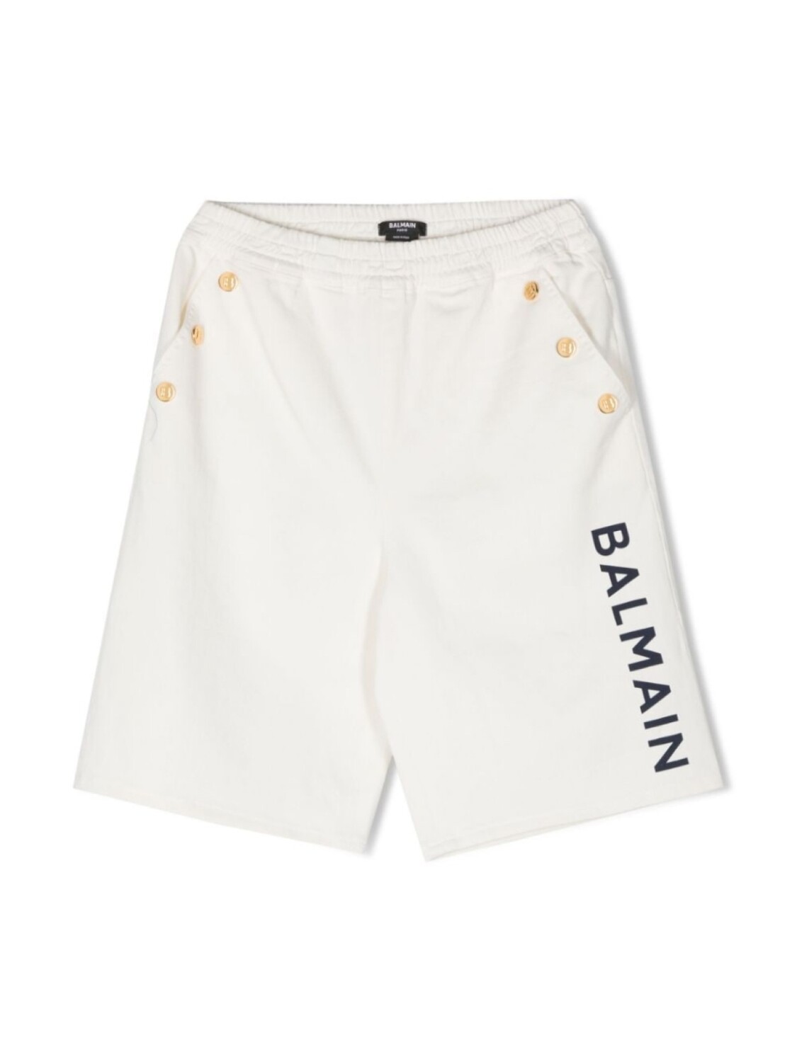 

Balmain Kids шорты с логотипом, белый