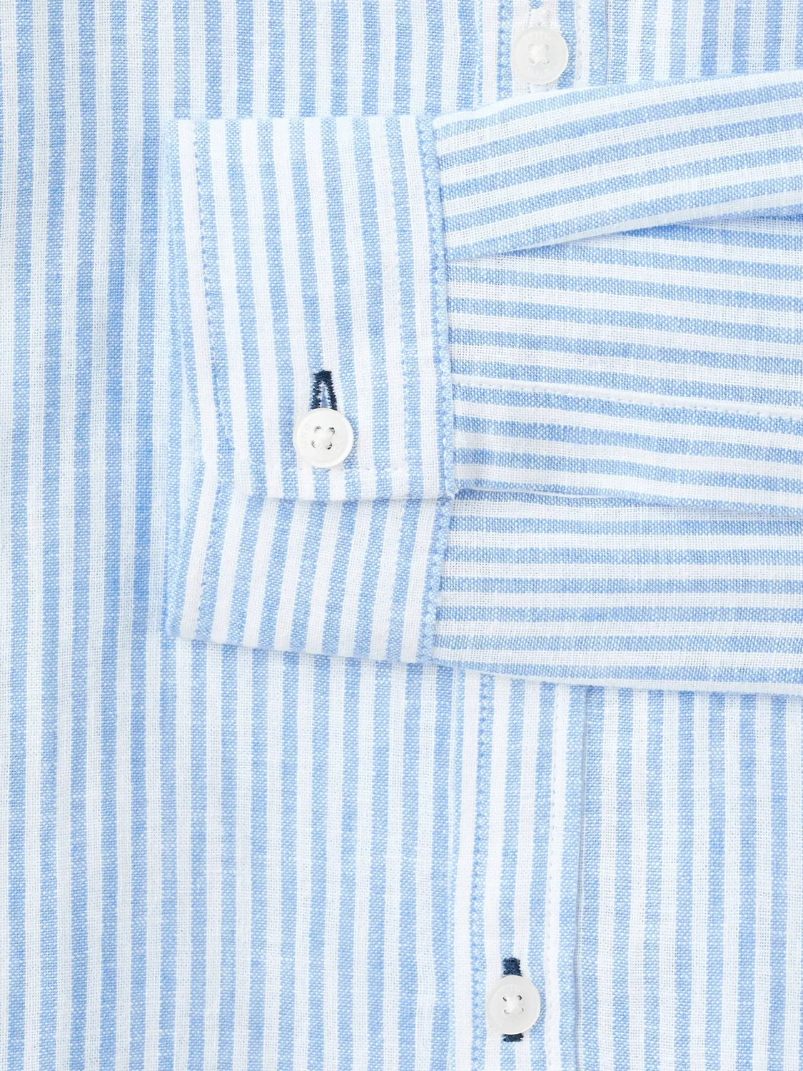 Рубашка на пуговицах стандартного кроя Mango Kids, Light Blue — фото 3