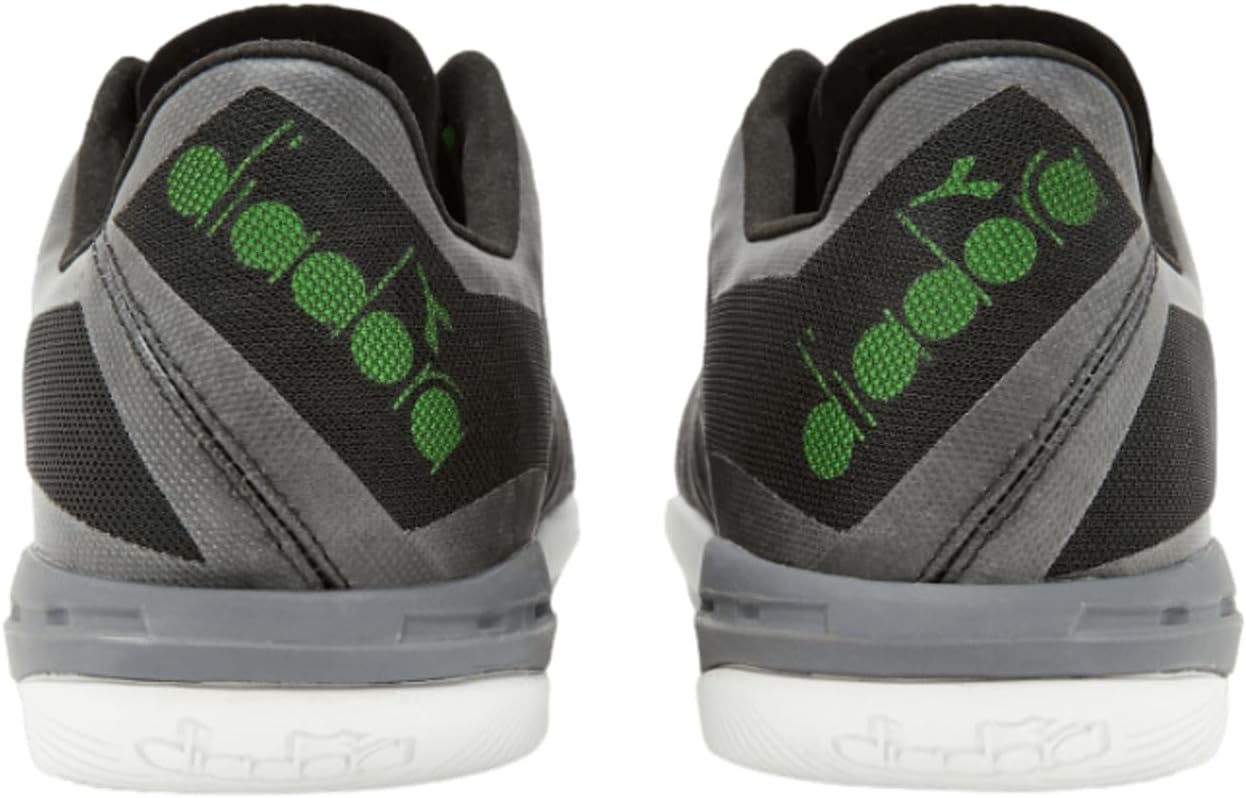 Кроссовки Diadora Brasil Sala Turf, белый/черный/зеленый — фото 3