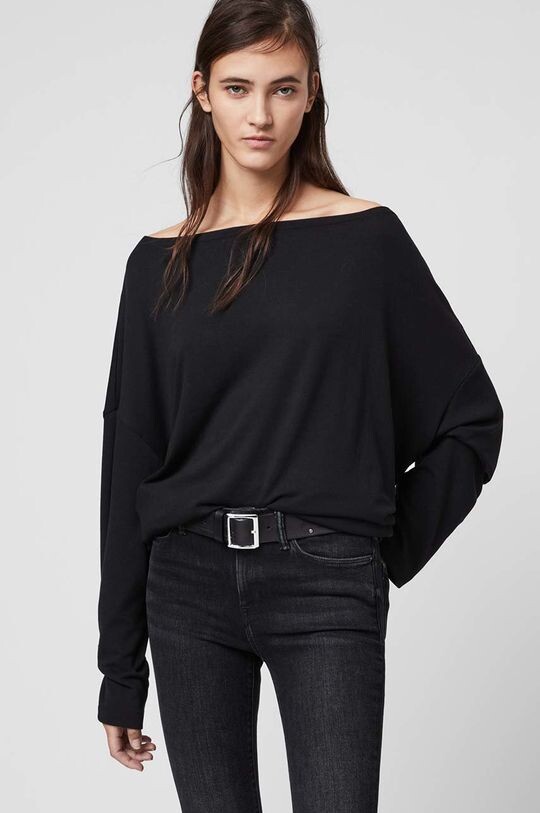 

Рубашка с длинным рукавом AllSaints, черный