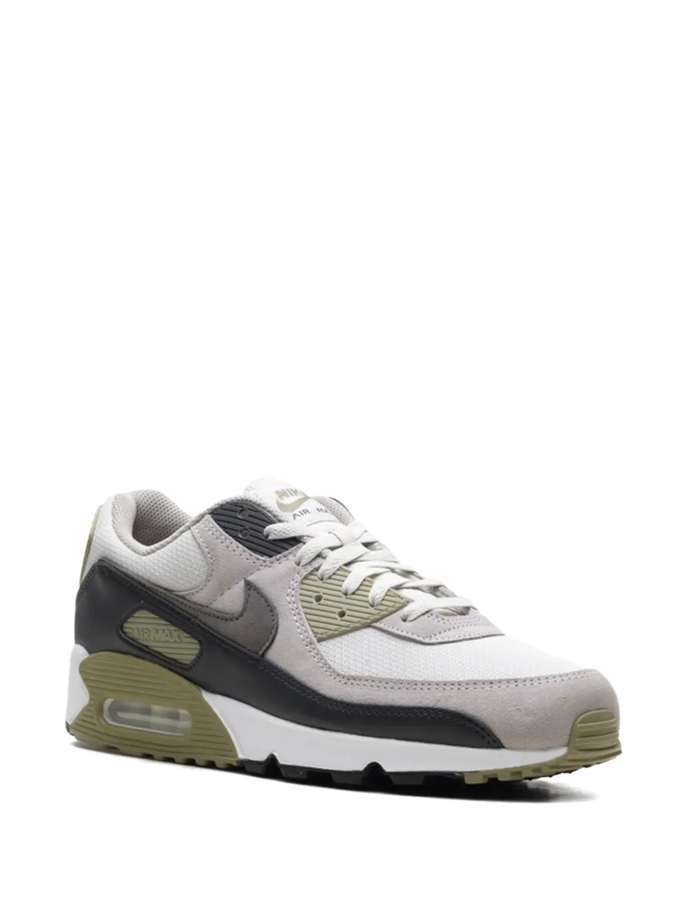 Кроссовки Air Max 90 "Light Bone/Neutral Olive/College Grey/Cave Stone" Nike, белый — фото 2