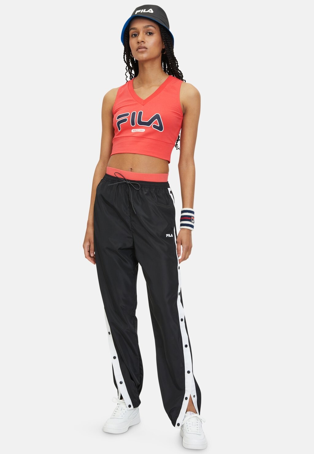 

Топ LAIXI V-NECK Fila, оранжевый