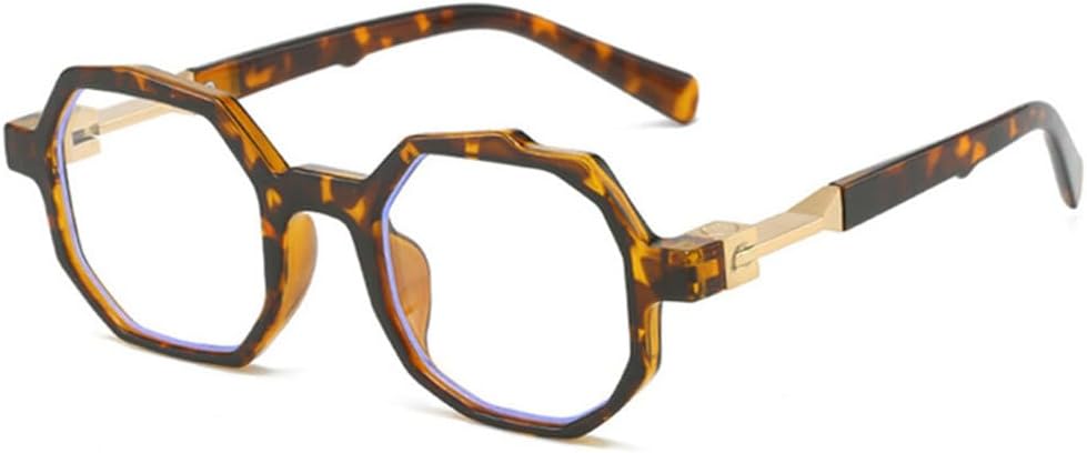 

Женские солнцезащитные очки в форме маленького многоугольника неправильной формы с прозрачными градиентными линзами и защитой от УФ-излучения UV400, мужские солнцезащитные очки в стиле панк LANGSER, Leopard Clear