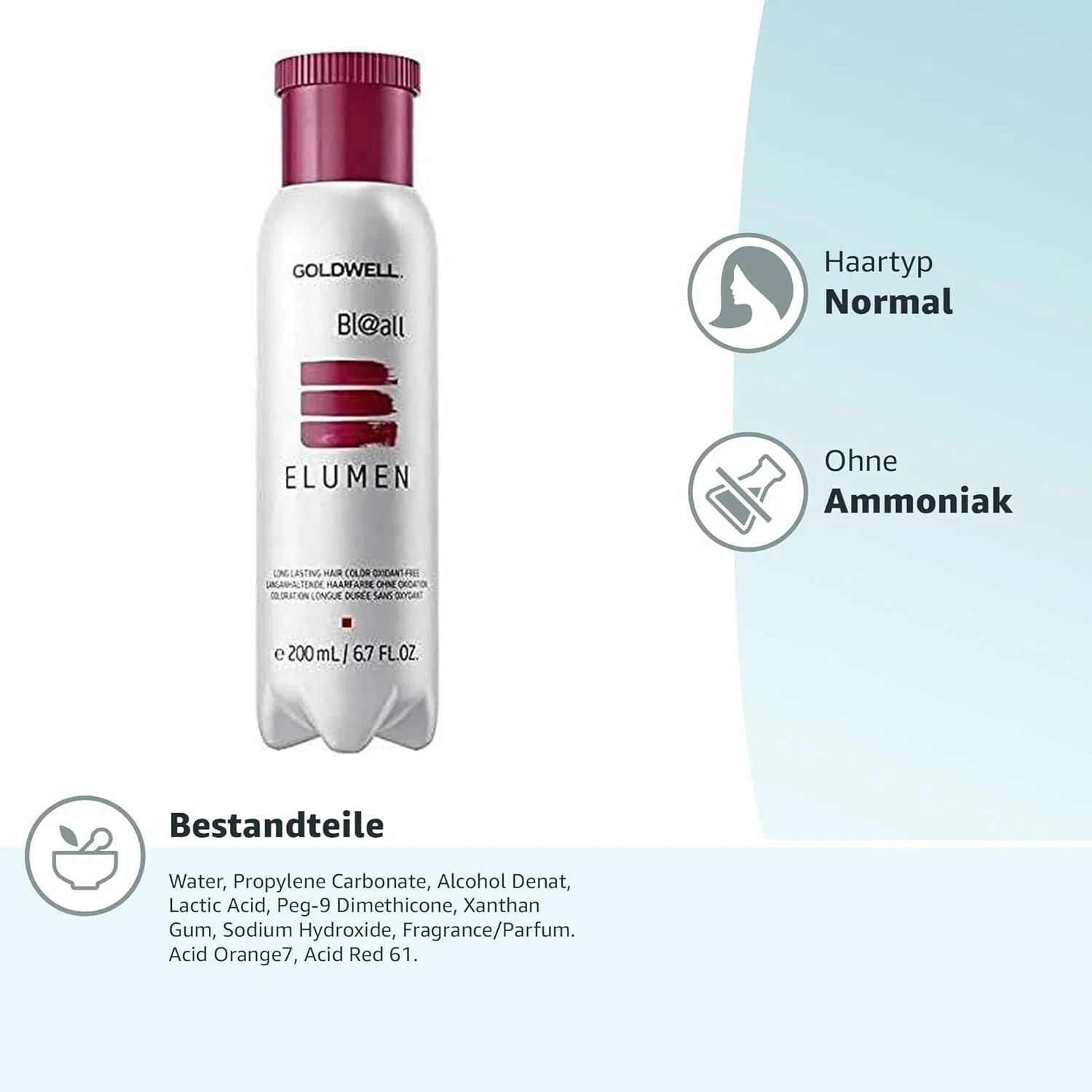 Стойкая краска для волос Elumen Colour Pure BL@all 3-10 от Goldwell Goldwell — фото 2