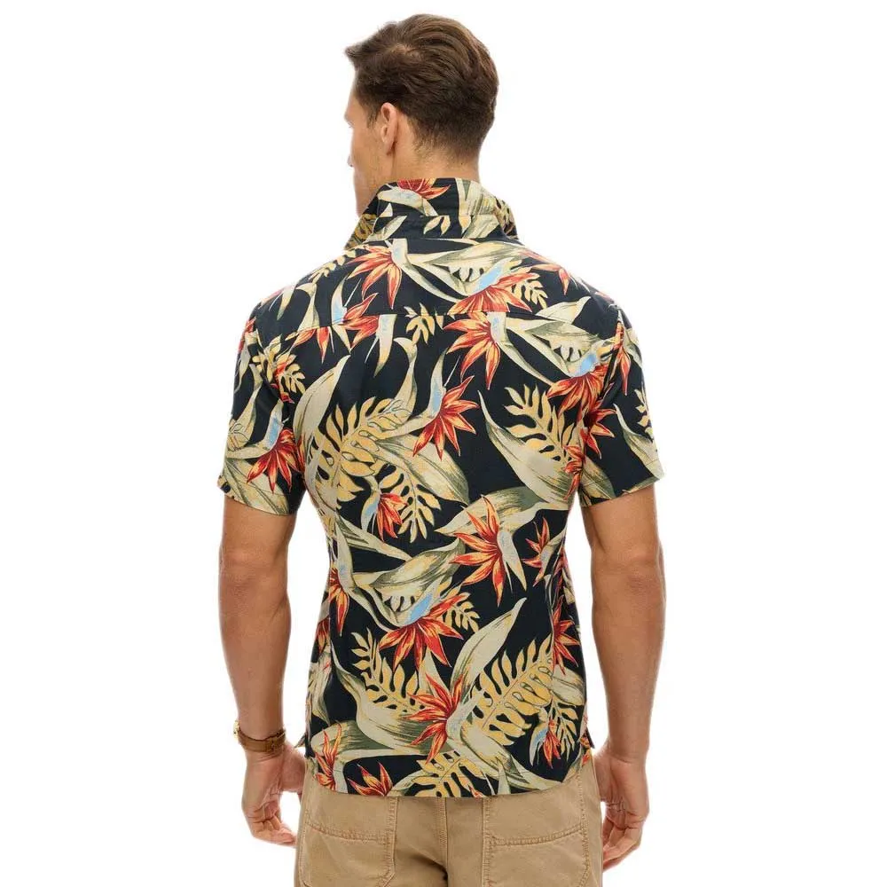 Рубашка с коротким рукавом Superdry Hawaiian Print, разноцветный — фото 2