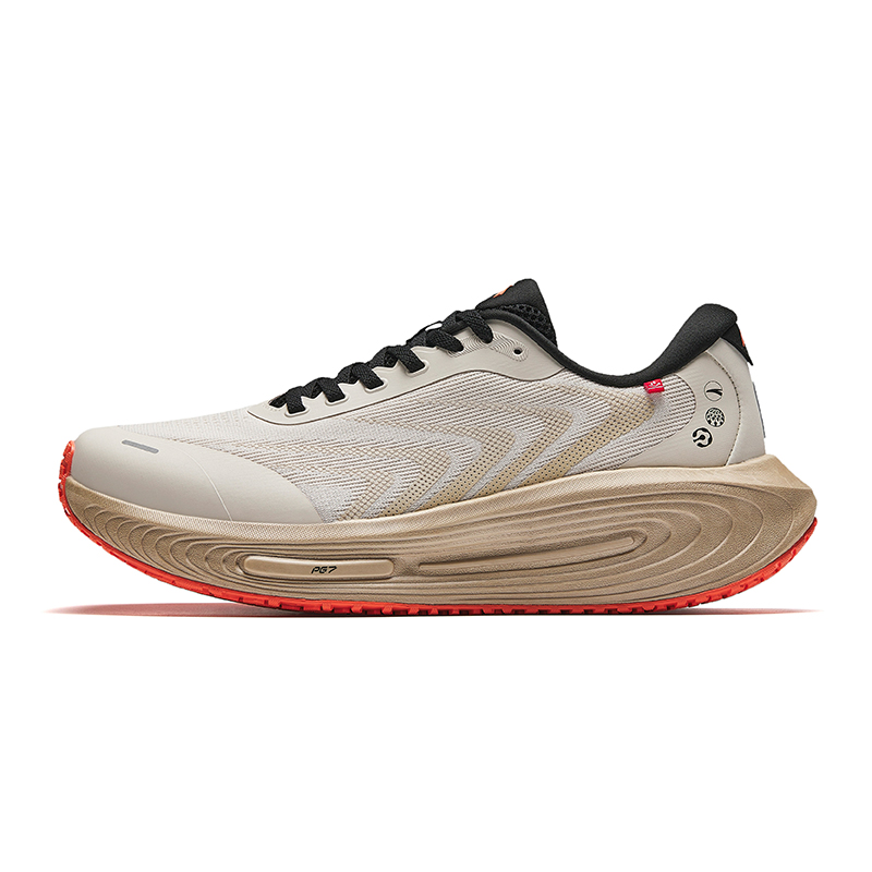 

Кроссовки Anta Running Collection с низким верхом, противоскользящие, износостойкие, для бега на короткие дистанции, мужские, бежево-коричневые