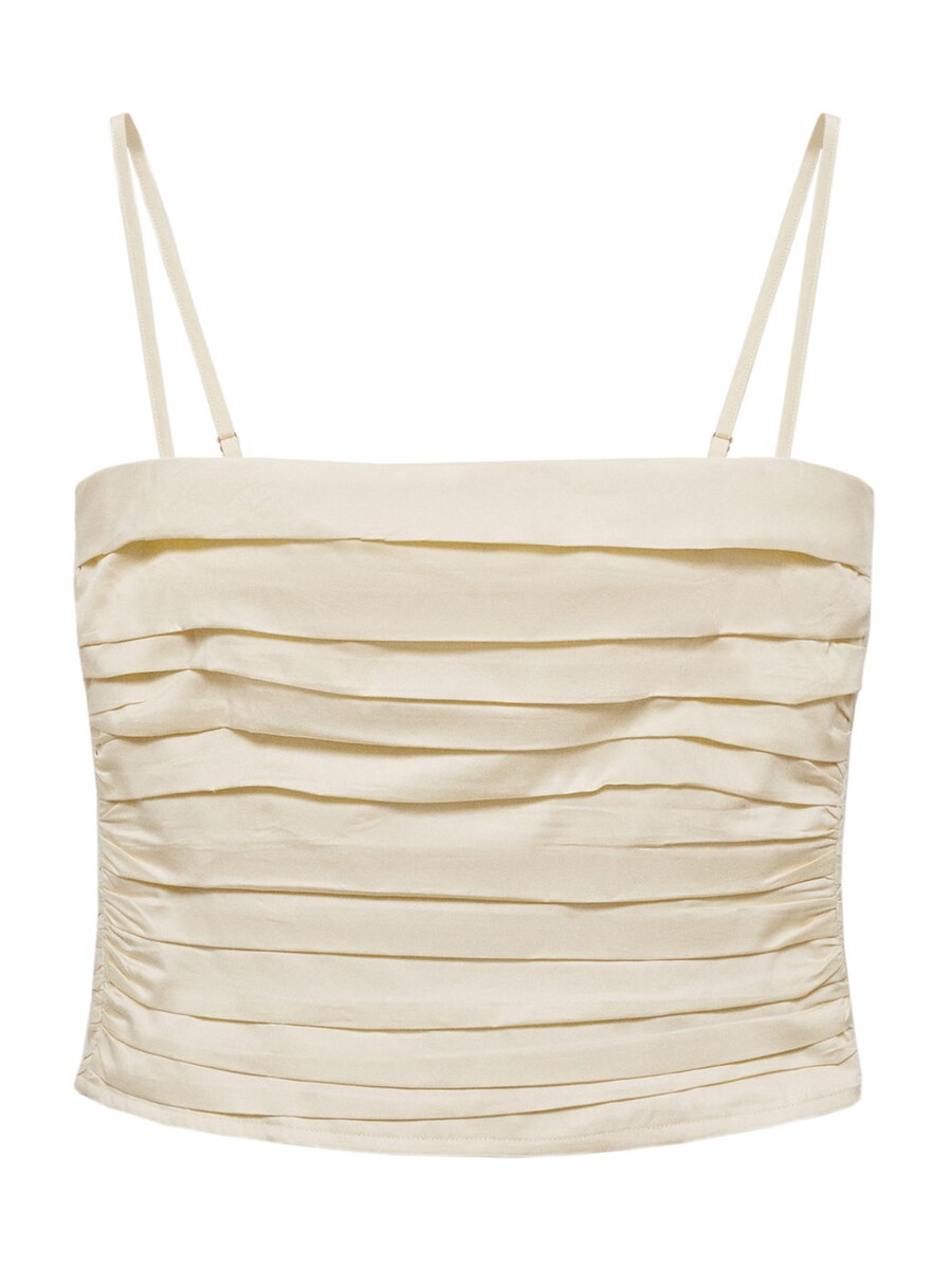 

Топ MANGO RUFY, светло-бежевый