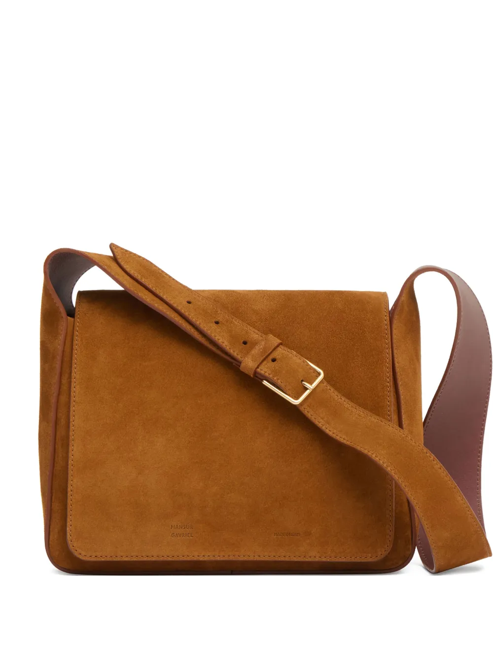 

Сумка на плечо с клапаном Mansur Gavriel, коричневый