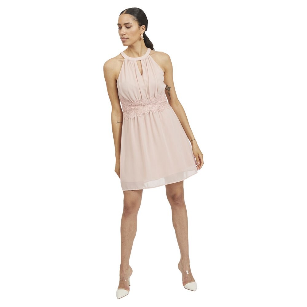 

Короткое платье Vila Milina Halter Sleeveless, розовый