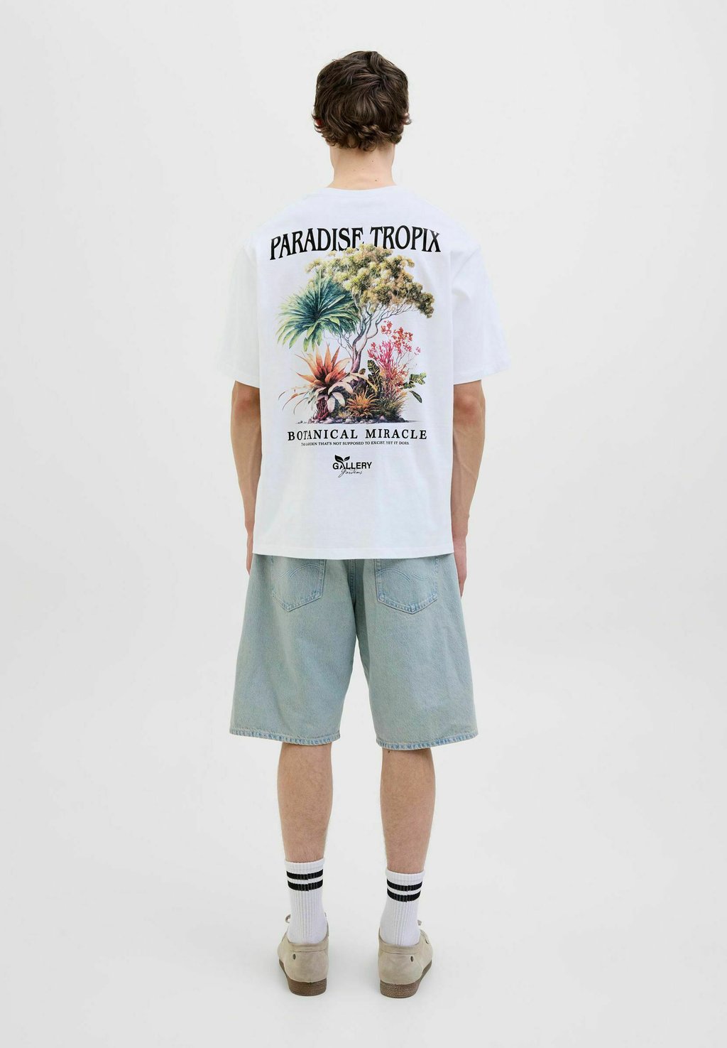 

Футболка с принтом Jack & Jones, кремовый