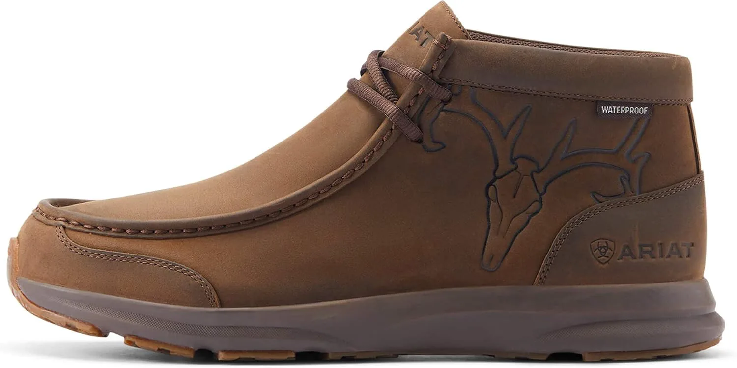 Мужские водонепроницаемые походные ботинки Ariat Spitfire с носком-мокасином, коричневый — фото 4