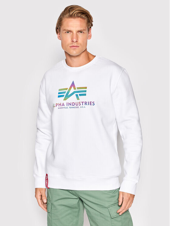 

Толстовка обычного кроя Alpha Industries, белый