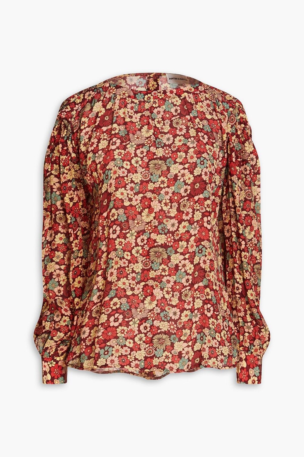 

Блузка Colline из крепдешина с цветочным принтом ANTIK BATIK, бордовый