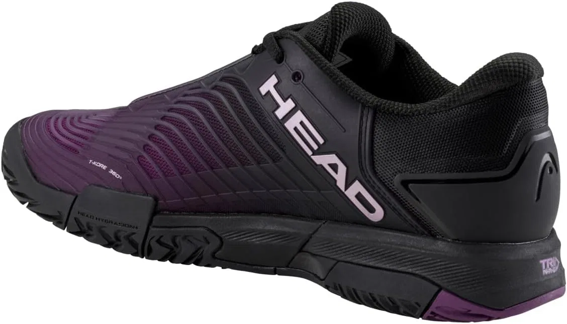 Кроссовки теннисные HEAD Revolt Pro 4.5, Black/Plum — фото 4