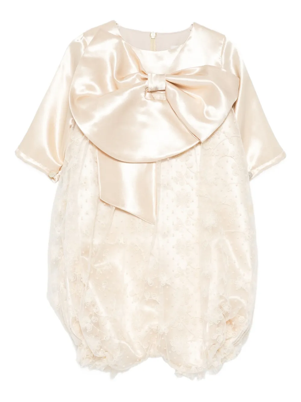 

Кружевное платье с бантом Alapage, нейтральный