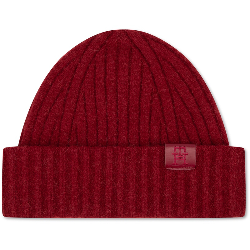 

Tommy Hilfiger Полиамидовые шапка-бини женские красные, Красный, Tommy Hilfiger Полиамидовые шапка-бини женские красные