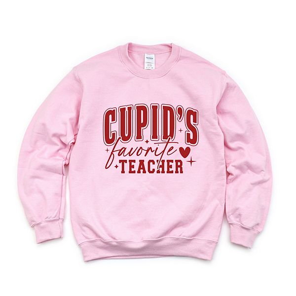 

Свитшот женский Cupid's favorite teacher Simply Sage Market, Light Pink, Зеленый, Свитшот женский Cupid's favorite teacher Simply Sage Market, Light Pink
