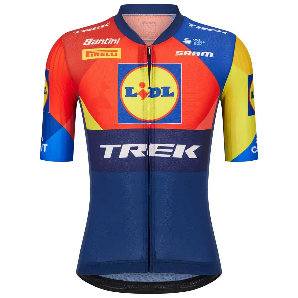 

Джерси Santini Team Aero LIDL-Trek 2025 short sleeve, мультиколор