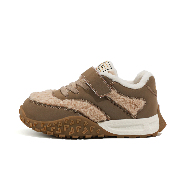 

Теплые детские беговые кроссовки Kids' FAIRWHALE, Trendy Coffee