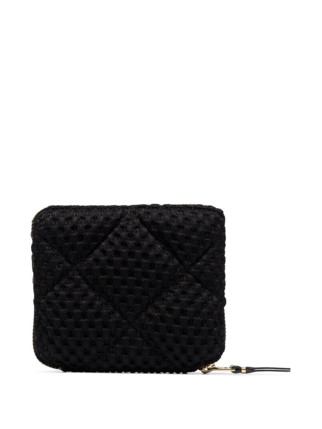 Comme Des Garçons Wallet кошелек Fat Tortoise с круговой молнией, черный — фото 2