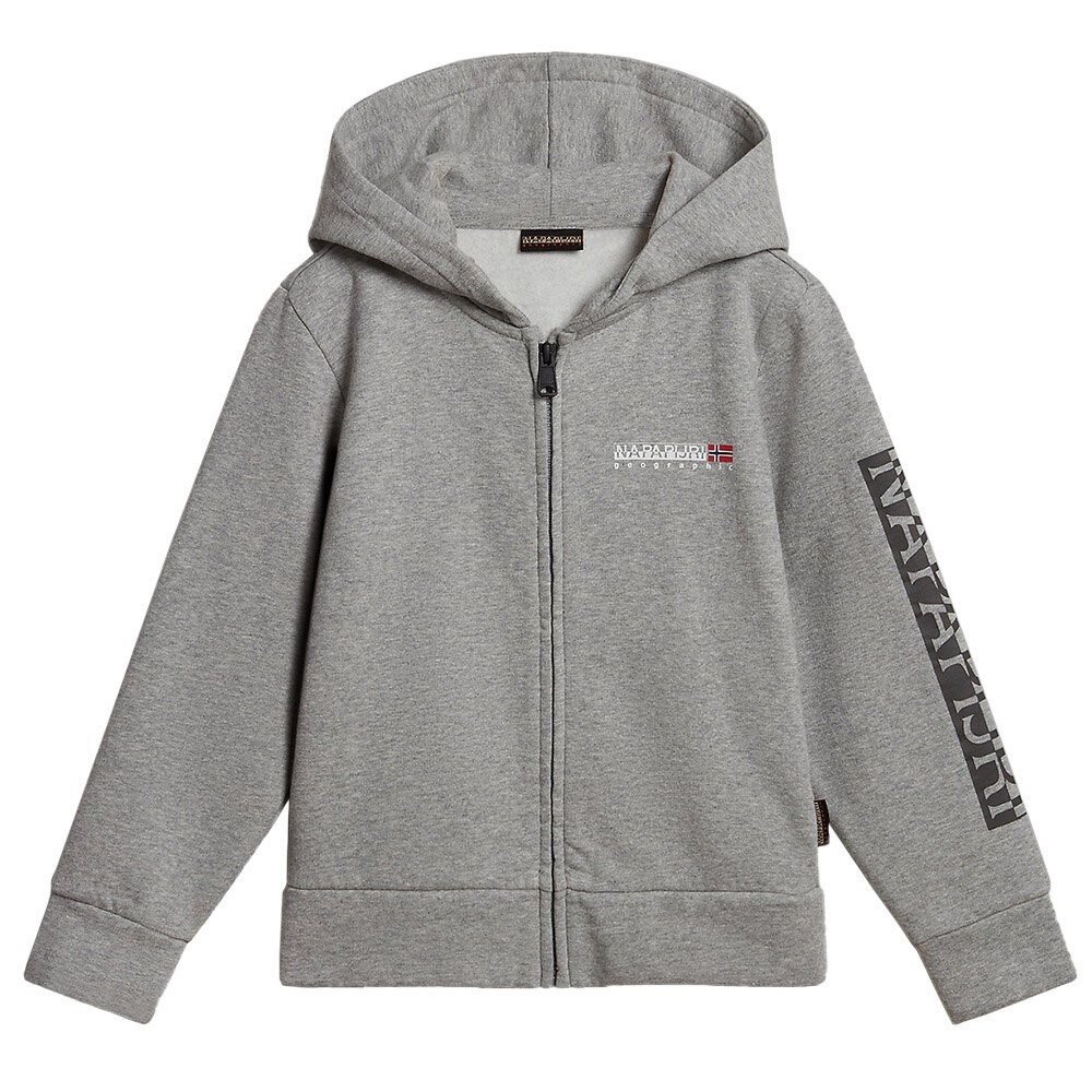 

Толстовка Napapijri B-Neutrinos Full Zip, серый