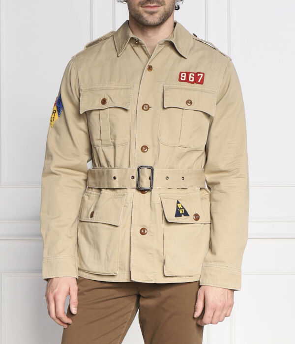 

Куртка Polo Ralph Lauren с поясом, желтый