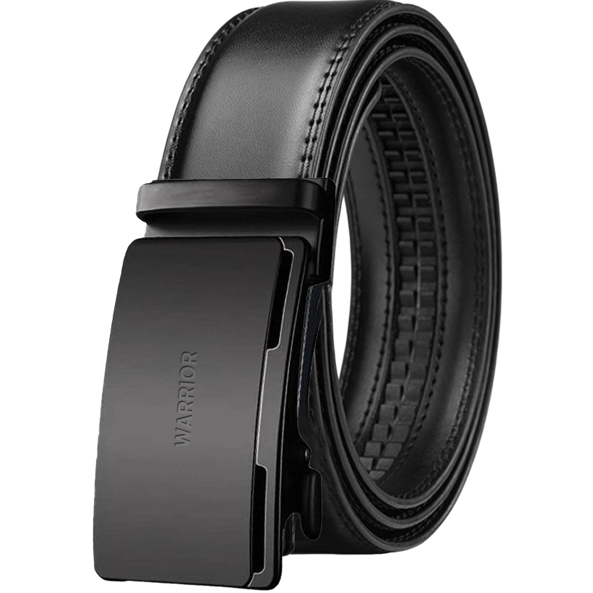 

Ремень мужской из спилка-веретена Bovine Split Transfer Leather 3,5 WARRIOR, черный