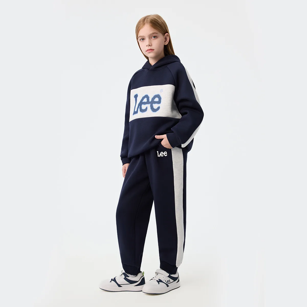 Повседневная спортивная одежда для подростков Lee, темно-синий — фото 4