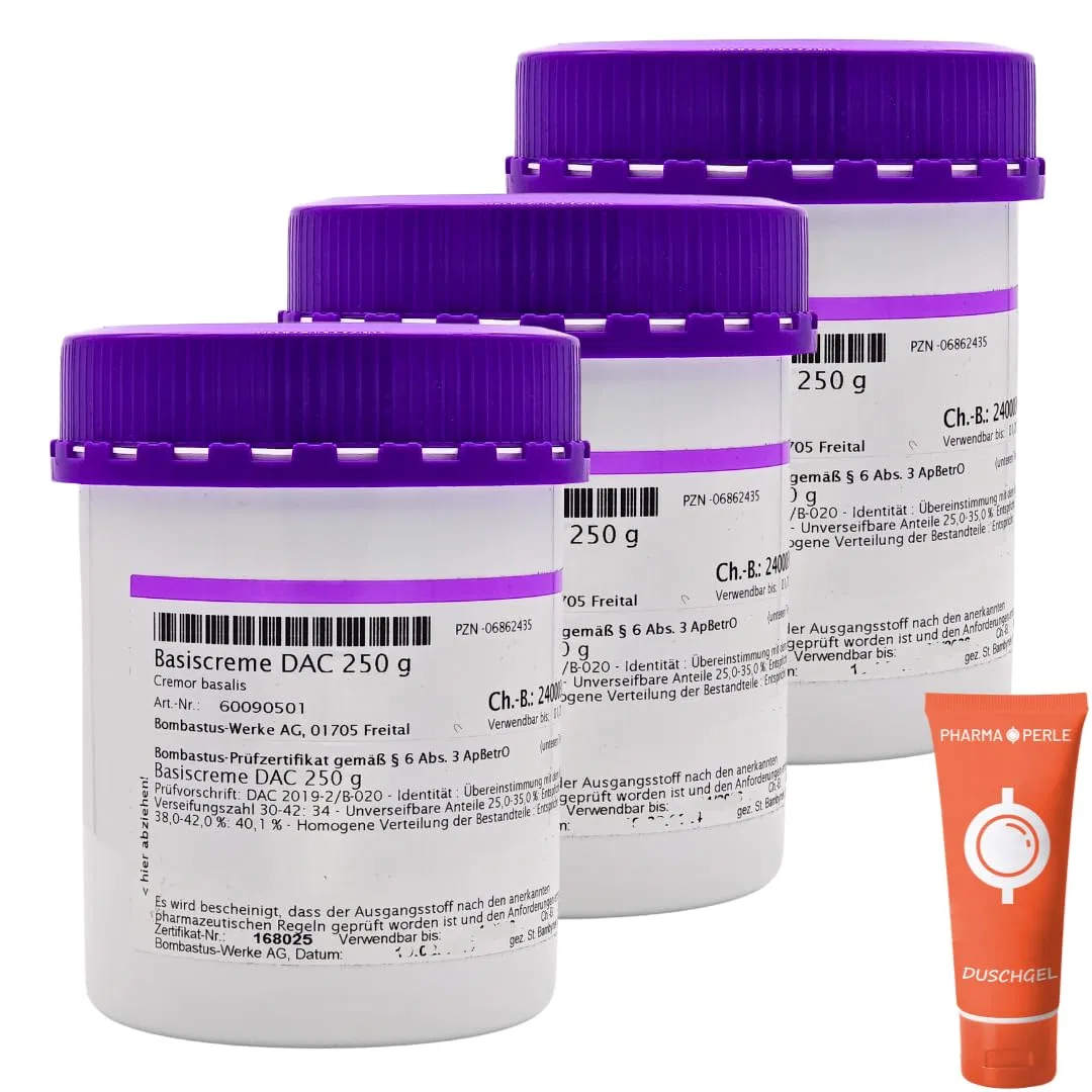 Базовый крем DAC для ухода за кожей, 3 x 250 г Pharma Perle, 3 X 250 G