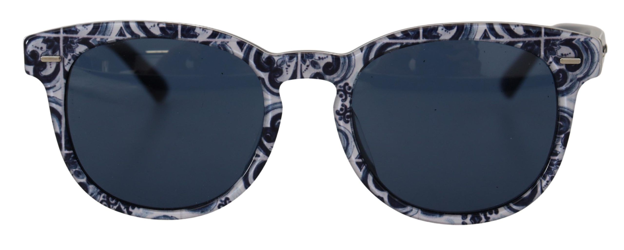 

Солнцезащитные очки Majolica Blue Round для женщин Dolce & Gabbana, синий