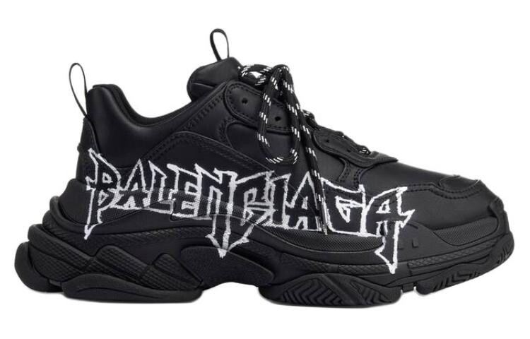 Кроссовки женские Balenciaga Triple S, черный — фото 2