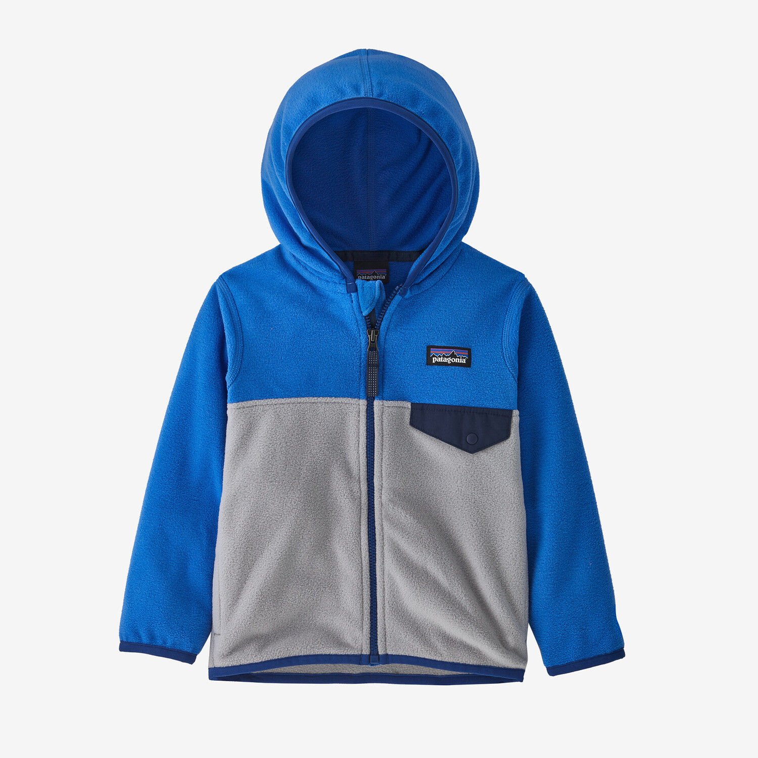 

Флисовая куртка Baby Micro D Snap-T Patagonia, серый