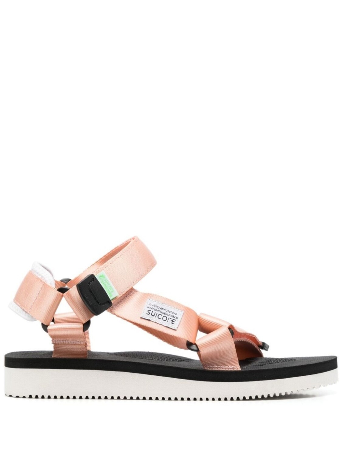 

Suicoke массивные сандалии, розовый