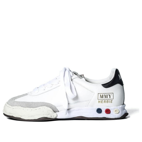 

Кроссовки herbie og sole leather low-top sneaker 'white' Maison Mihara Yasuhiro, белый