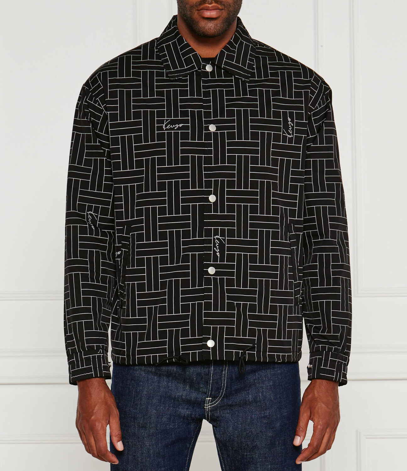 

Куртка Kenzo WEAVE Regular Fit, черный